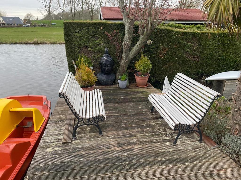 Einzigartiges Haus Am Isselmeer Wervershoof Exteriér fotografie